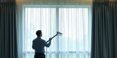 Commercial curtain stain removal service pascoe-vale-vic hotels offices restaurants